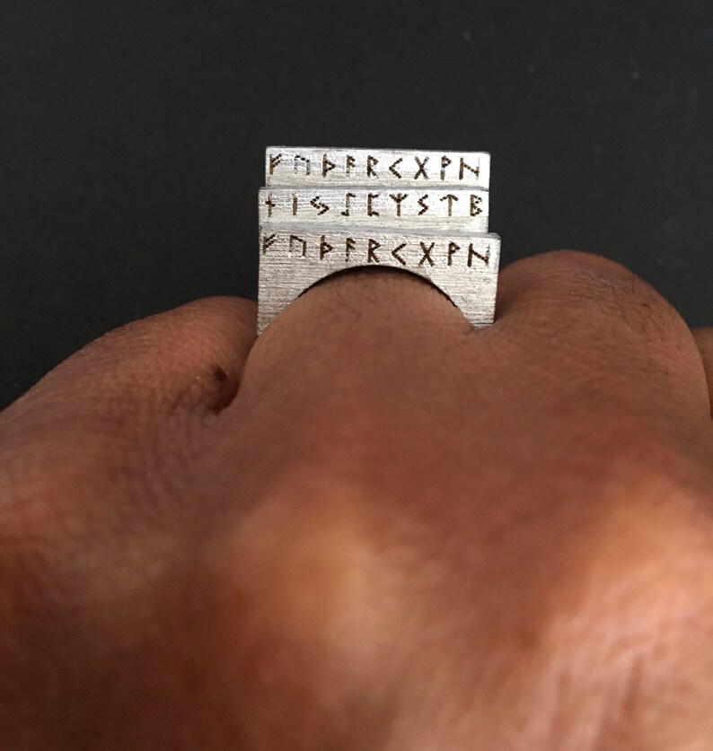 Stacked Runes INSTANT DOWNLOAD SVG Stackable Rings With Rune Alphabet on It/ Includes ...