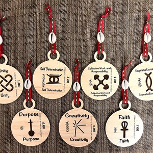 INSTANT DOWNLOAD SVG Kwanzaa  Adinkra Symbols Ornaments/  7 Principles/cut file/ commercial use