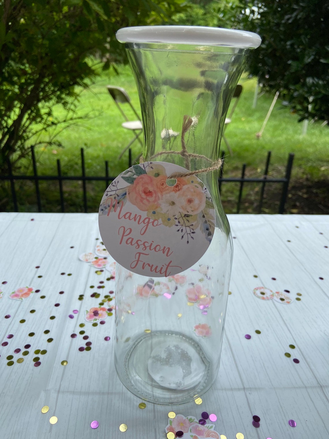 Pack of FOUR Juice Tags Mimosa Stand Decor Mimosa Juice Etsy