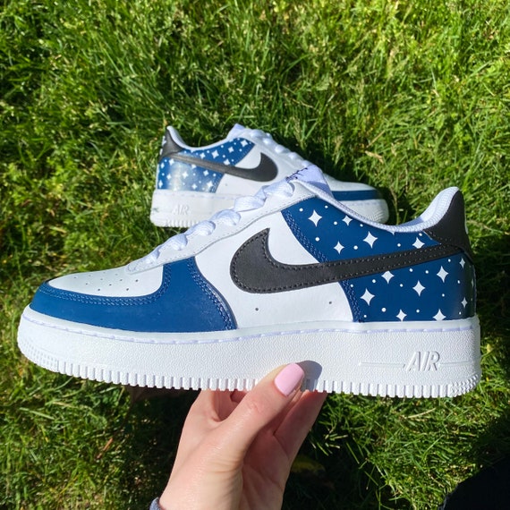 Personalizado pintado a mano Twinkle Nike Air Force 1 Marina | Etsy