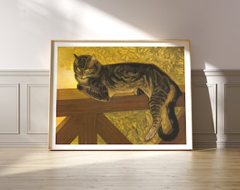Art Nouveau Cat Print: Théophile Steinlen Fine Art Poster