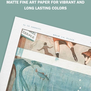 a book with a picture of a man and a mermaid