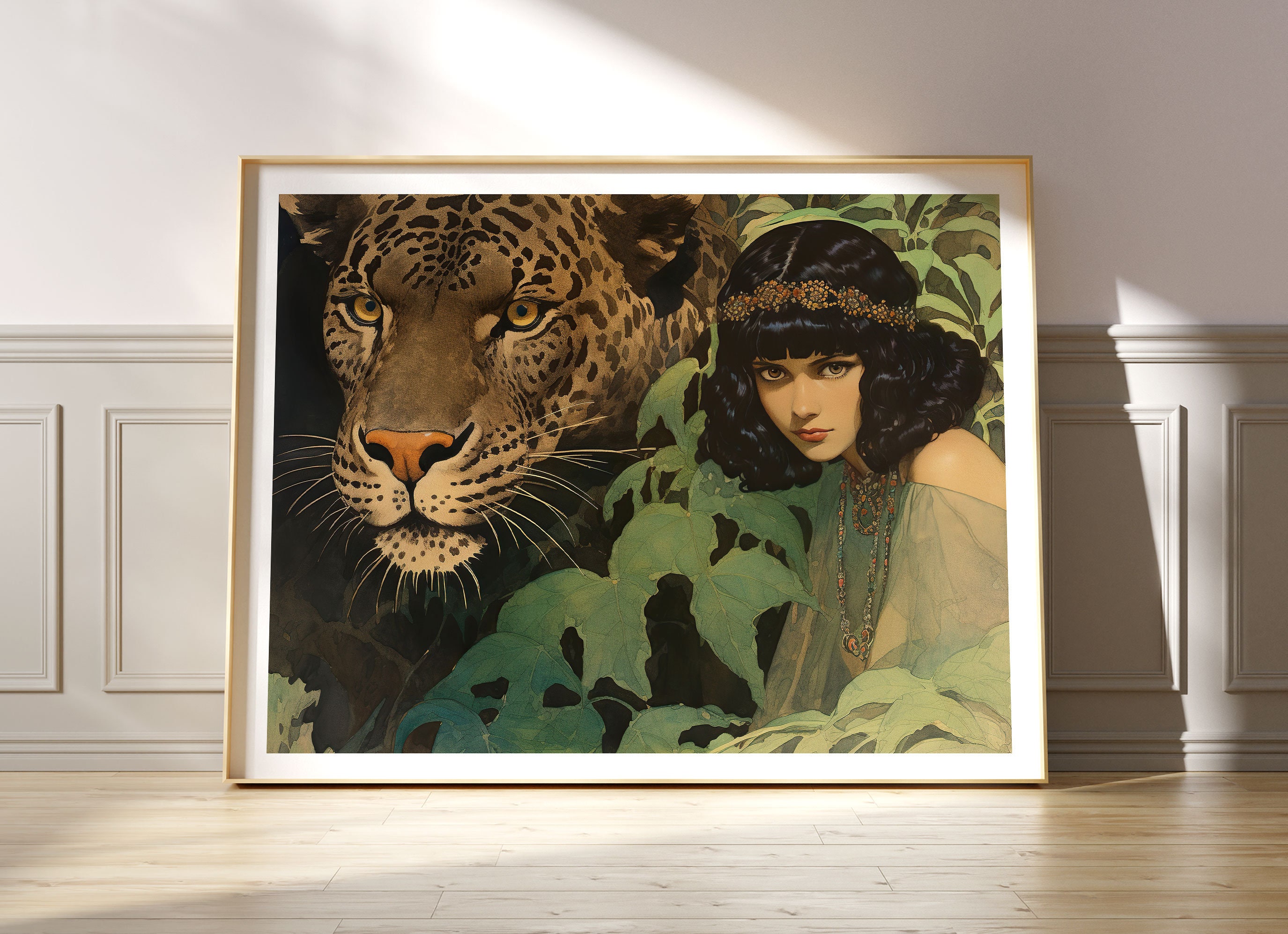 Poster Etsy Leopard -