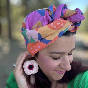 Lolly Color World Bedraad Volledige hoofdbedekking Tulband Boho-stijl headwrap/hairwrap/stijlvolle hoofdbedekking/topknoop/cancer chemo-hoed