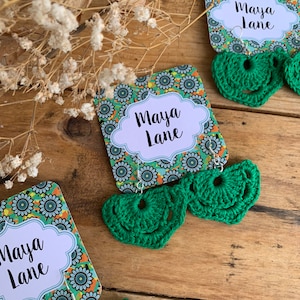 Handmade Crochet Fan Dangles