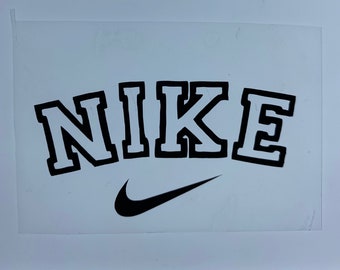 nike swoosh iron on logo