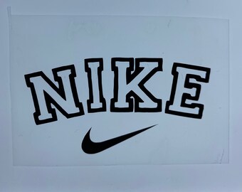 nike iron on patch