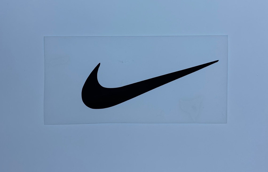 Nike Iron On Decal Nike Swoosh heat transfer applique DIY Etsy