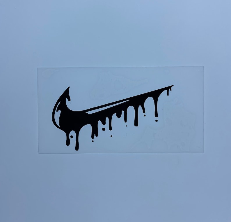 Nike Iron On Decal Nike Swoosh heat transfer applique DIY Etsy