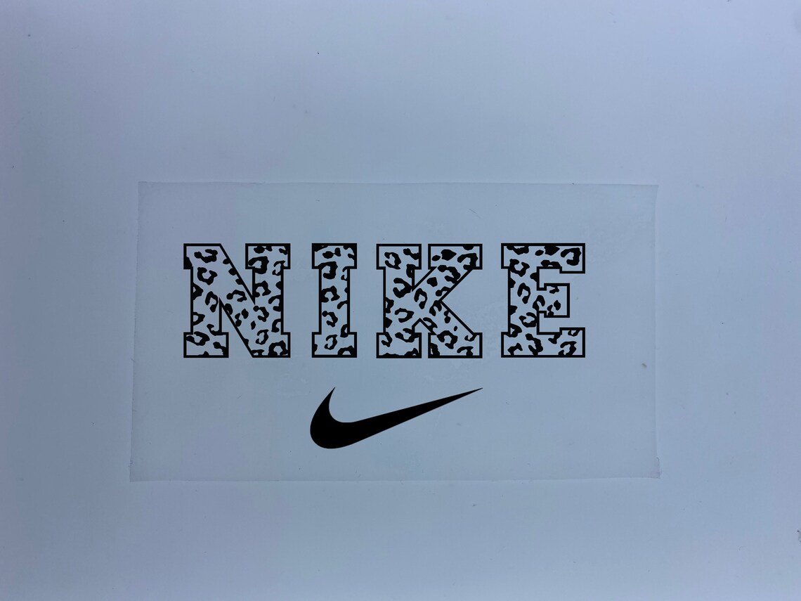 Nike Iron On Decal Nike Swoosh heat transfer applique DIY Etsy