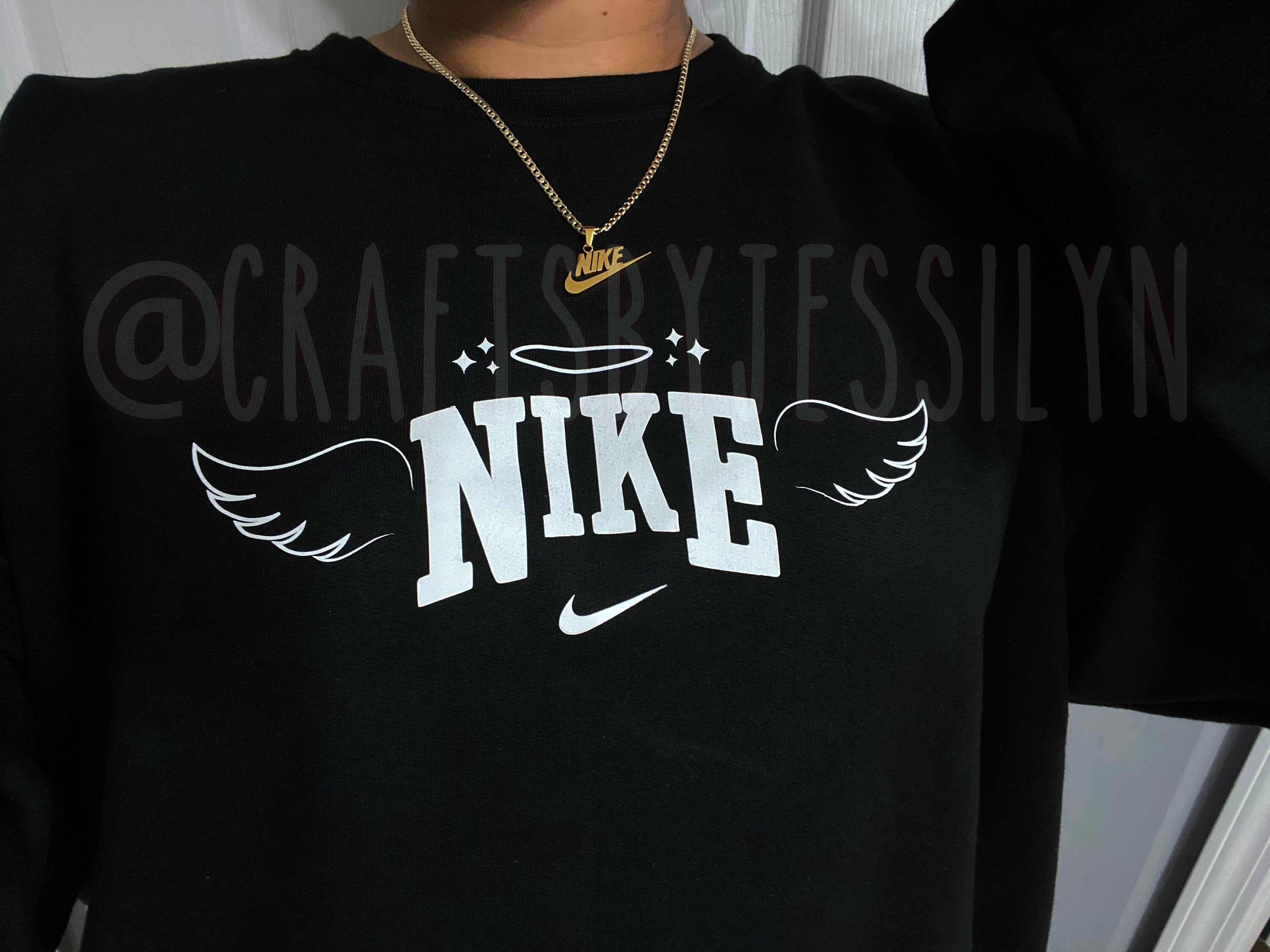 Nike Iron On Decal Nike Swoosh heat transfer applique DIY Etsy