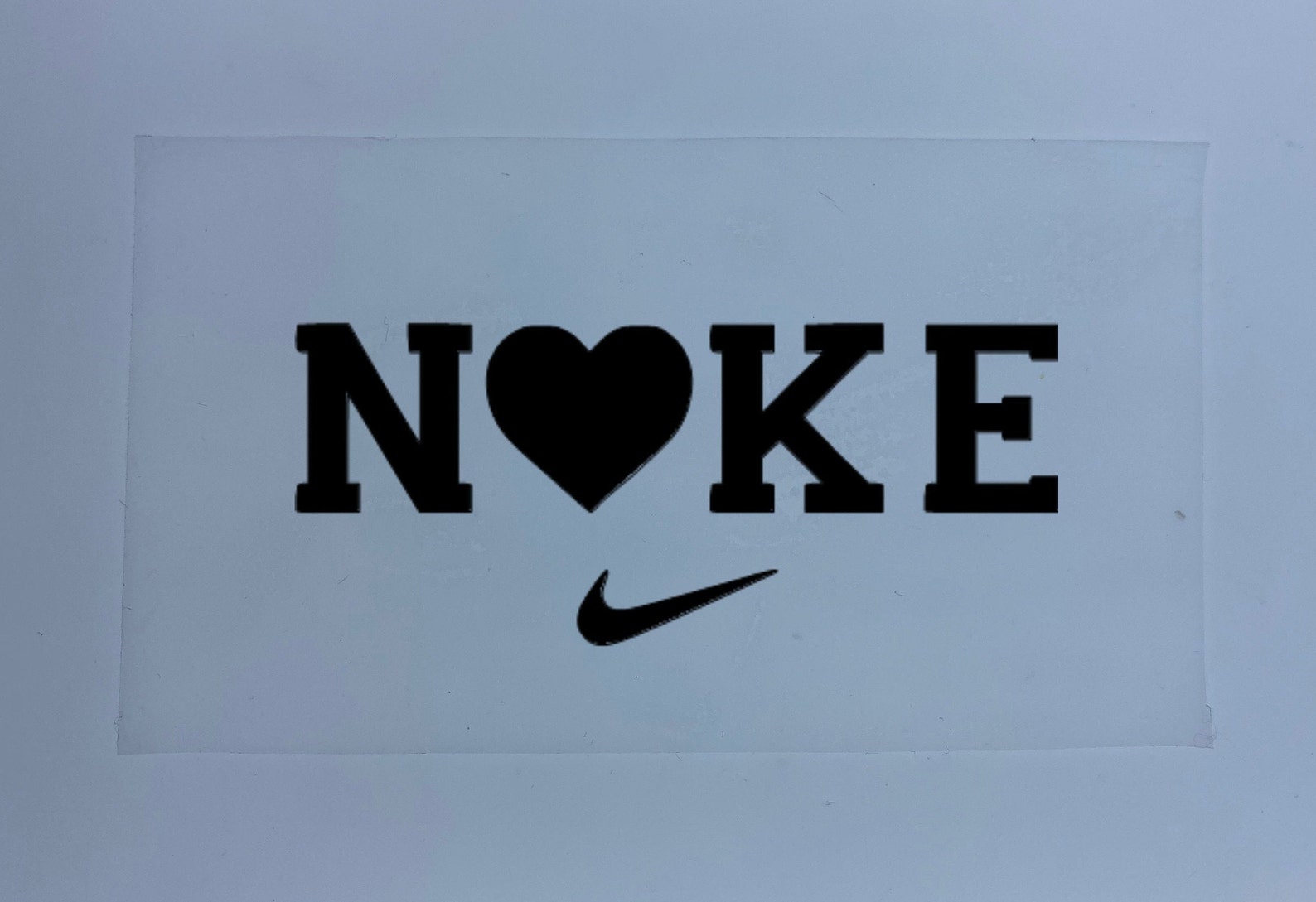 Nike Iron on Decal Nike Swoosh Heat Transfer Applique DIY Etsy