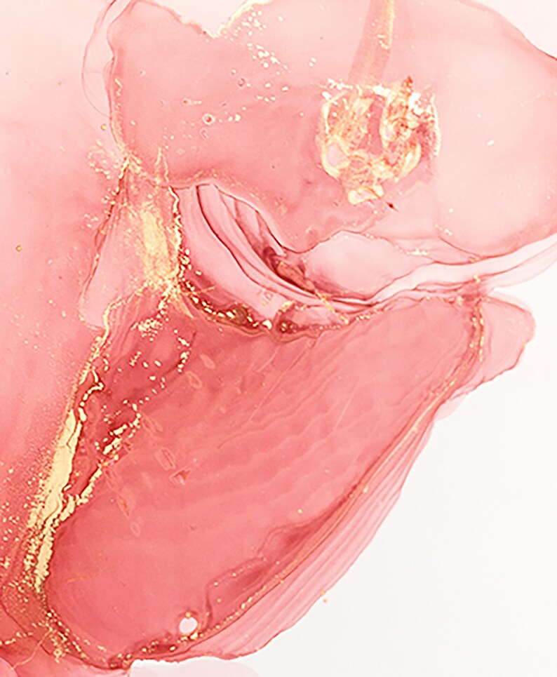 Blush pink large printable art abstract painting alcohol ink Etsy