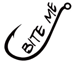 Free Free 97 Bite Me Fishing Hook Svg SVG PNG EPS DXF File