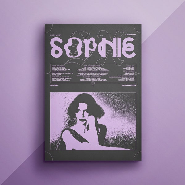 SOPHIE Xeon Poster Print | Sophie Poster (U.S. Shipping) | Premium Matte vertical posters