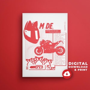 M de Motomami Digital Download & Print) | Rosalía Print| Motomami Tour Print| Rosalía Merch | Motomami Merch