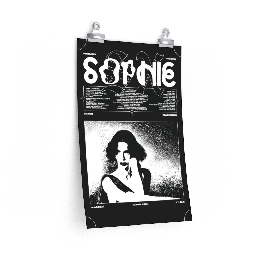 Sophie Xeon Poster | Hyperpop Music Art Print - Etsy