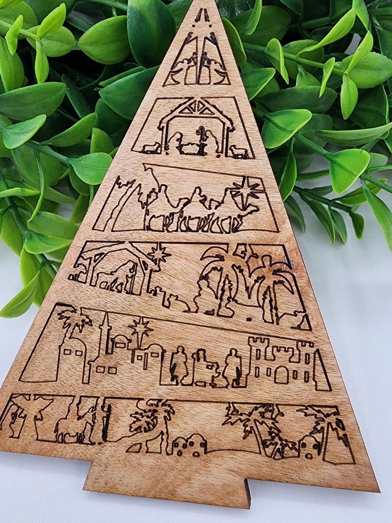 Nativity Story Ornament Nativity Tree Ornament Bulk Etsy