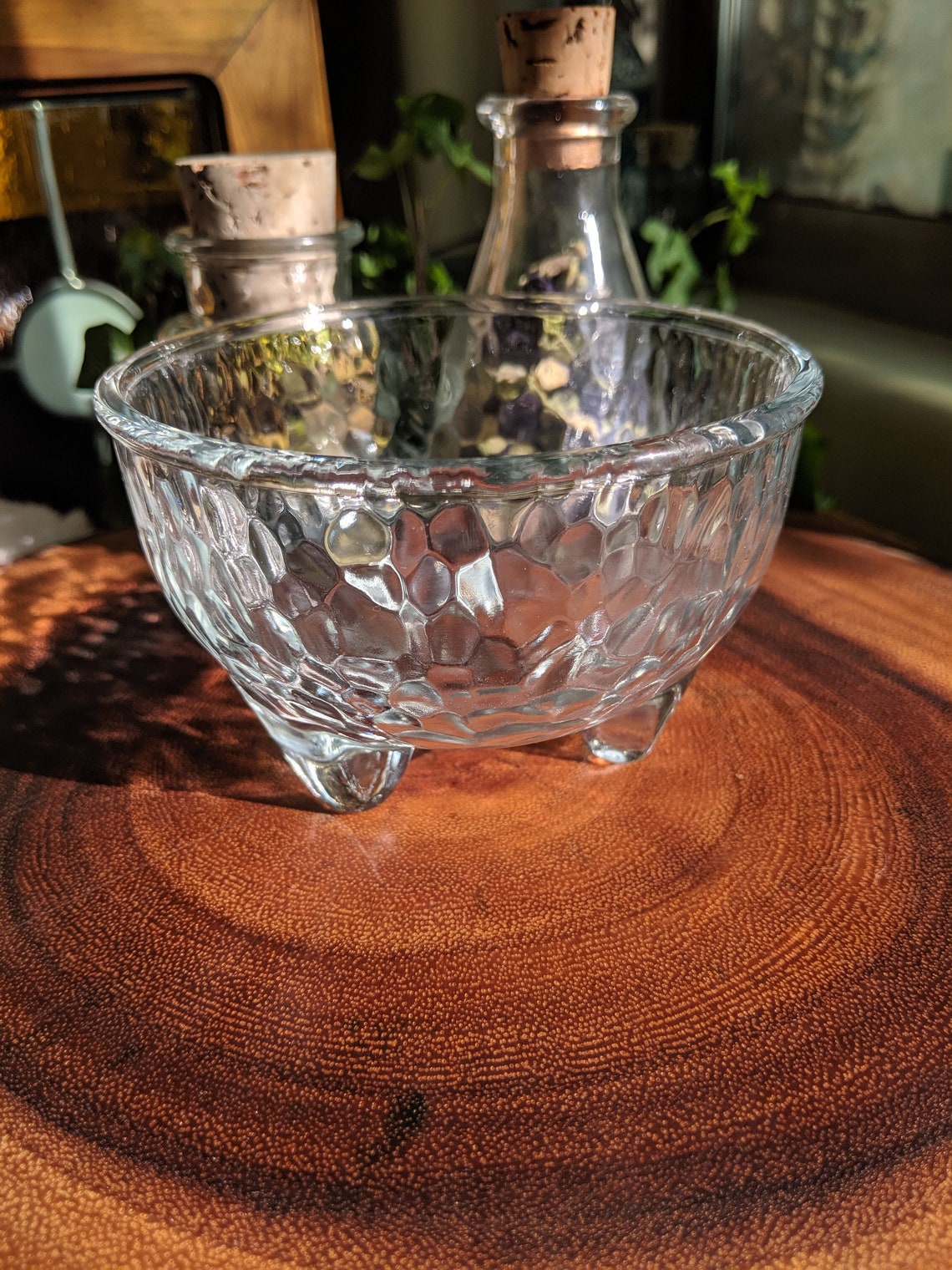 Clear Glass Witch's Cauldron | Etsy