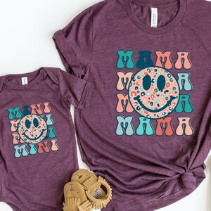 Retro Mama Shirt, Retro Mini Shirt, Retro Mama Mini Shirt, Blessed Mama Mini, Thankful Mini, Thankful Mama, Mama Mini Matching Shirt