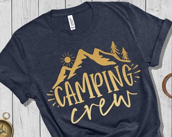 funny group camping shirts