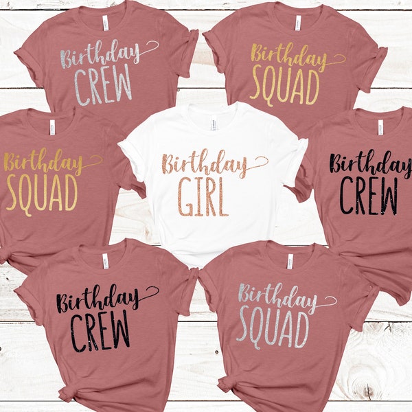 Birthday Group Shirts, Birthday Crew Shirts, Birthday Squad Shirts, I am the Birthday Girl, BIrthday Party Shirt, Birthday Group Party