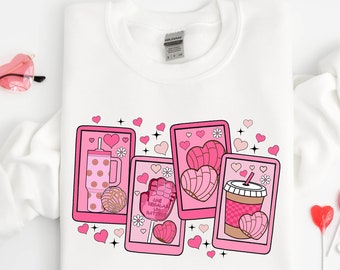 Love Cards Valentine's Day Sweatshirt, Valentines Candy Heart Sweater, Love Cup Valentine Gift, Happy Valentines Day