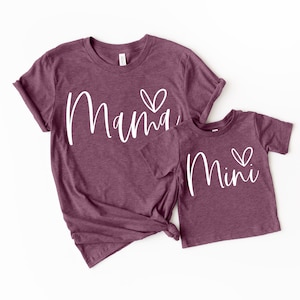 Mama Shirt, Mini Shirt Blessed Mama, Blessing Mini, Thankful For My Mini, Thankful For My Mama, Mama And Mini Shirt, Mama Mini Matching Tee