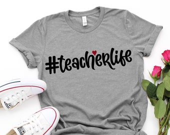 TeacherLife Shirt, Online School Shirt, Back to School Shirt,Virtual School, Teacher Pandemic, Quarantine Shirt,Teacher Gift,Teacher Shirt