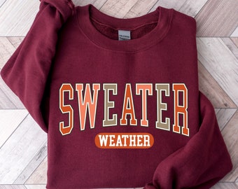 Sweater Weather Shirt, Cozy Season Winter Sweatshirt, Winter Shirt, Freezin Shirt, Freezin Shirt, Merry Christmas Shirt,Christmas Gift