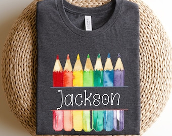 Customized Name teacher Shirt,Personalized Teacher Shirt,Custom Teacher Shirt,Gift for Teachers,Kindergarten Teacher,Teacher Appreciation