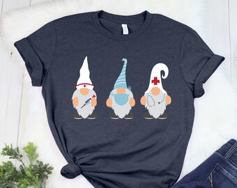 Gnomes Nurse Shirt, Gnomes Doctor Shirt, Registered Nurse Shirts, RN Shirts, Nurse Week, CNA Shirt, Nursing Shirt, Nursing School Tee