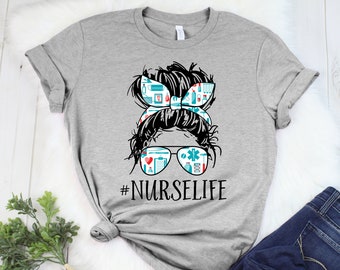 Nurse Life Shirt, Registered Nurse Shirts, RN Shirts, Nurse Week, CNA Shirt, Nursing Shirt, Nursing School Tee