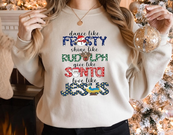 Love Like Jesus Christmas Sweater Love Like Jesus Christmas Sweater
