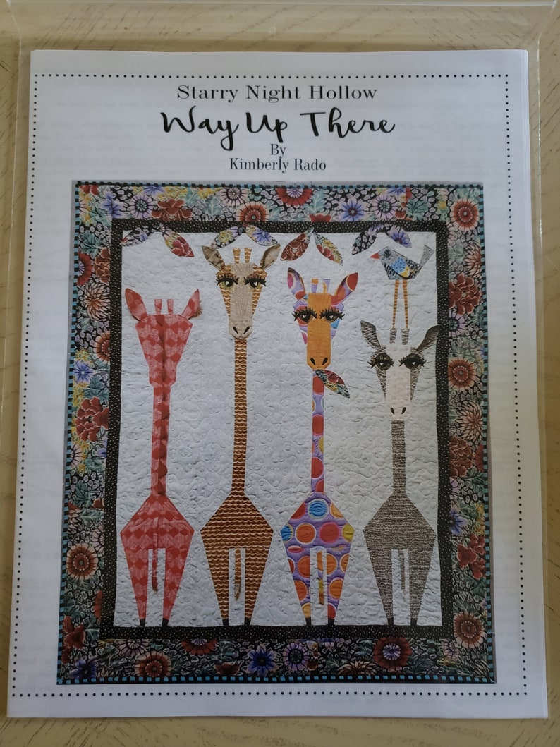 Way Up There Pattern by Kimberly Rado Giraffe Quilt Pattern Etsy