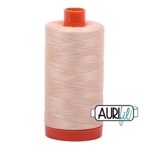 2315 Aurifil 50 WT 1300m Spool Thread Quilting Quilt Price is per spool Cotton Tan Beige Brown Basic  Color