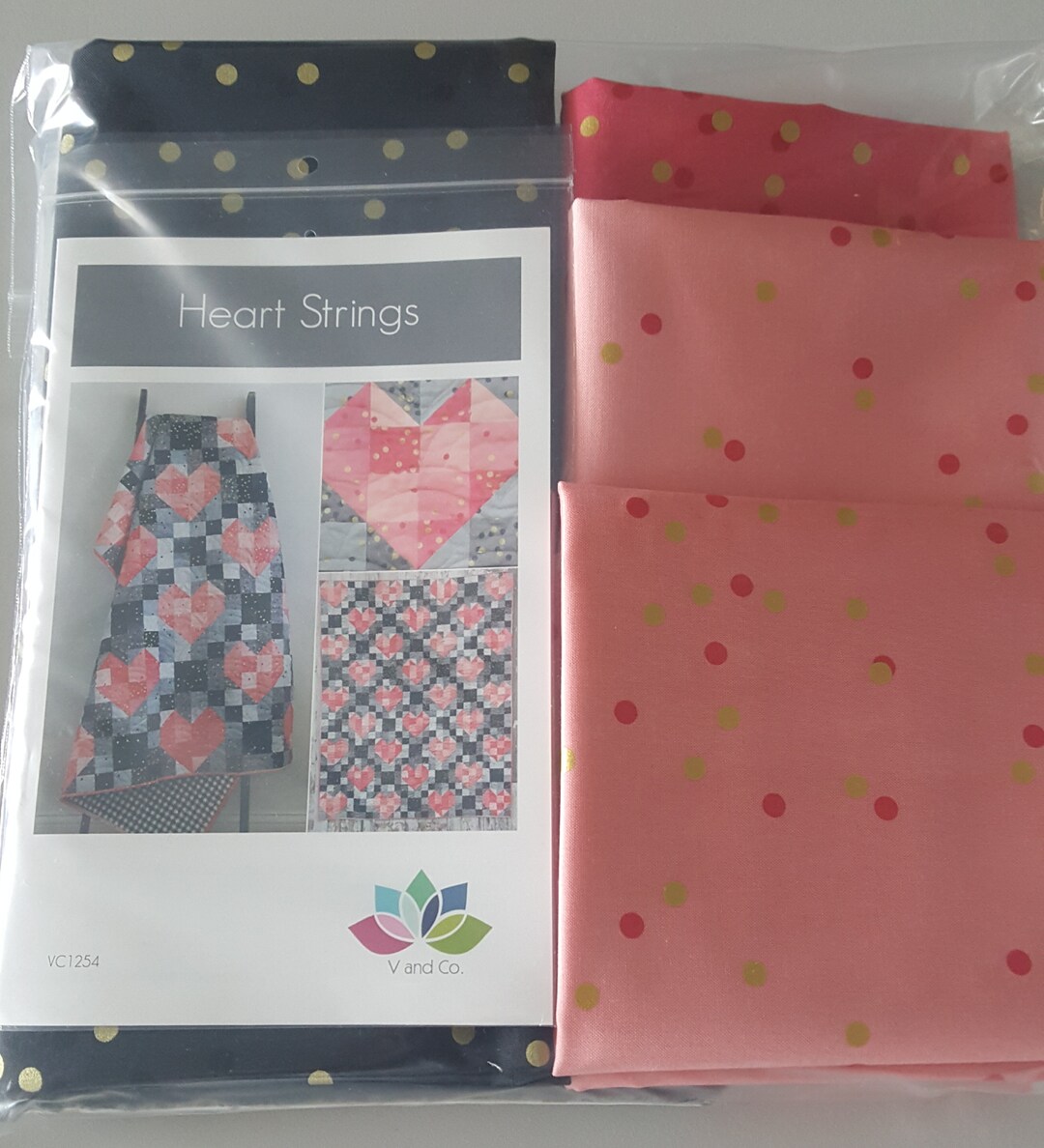 Heart Strings Quilt Kit Etsy
