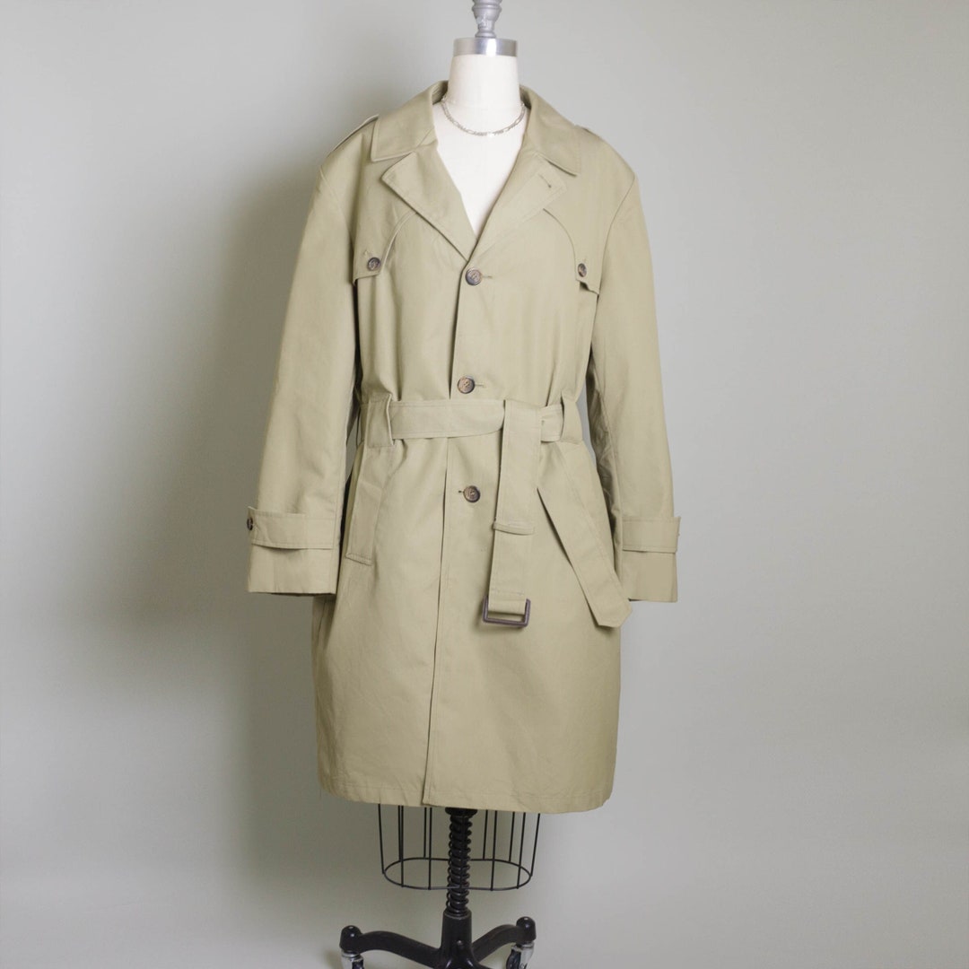Solid Lined Trench Coat