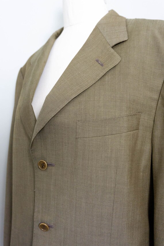 Vintage CANALI Blazer | Flax Brown | S/M | Unisex… - image 3