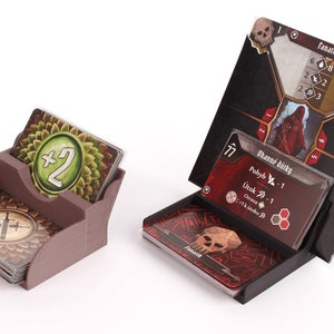 Gloomhaven - suporte de cartas para decks de monstros e modificadores