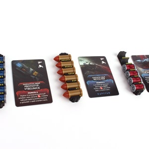 Nemesis - magazines and ammo tokens for firearms, energy weapons and flamethrowers