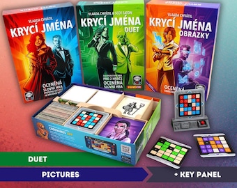 2025 Codenames 3 in 1 - organizer / insert 2025 Edition - LICENCED upgrade (Codenames, Duet, Pictures)