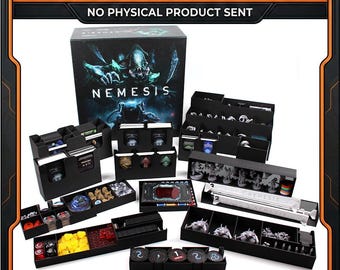 DIGITAL: Nemesis organizer - made to hold 3D upgrades (shielded tokens and several other upgrades)