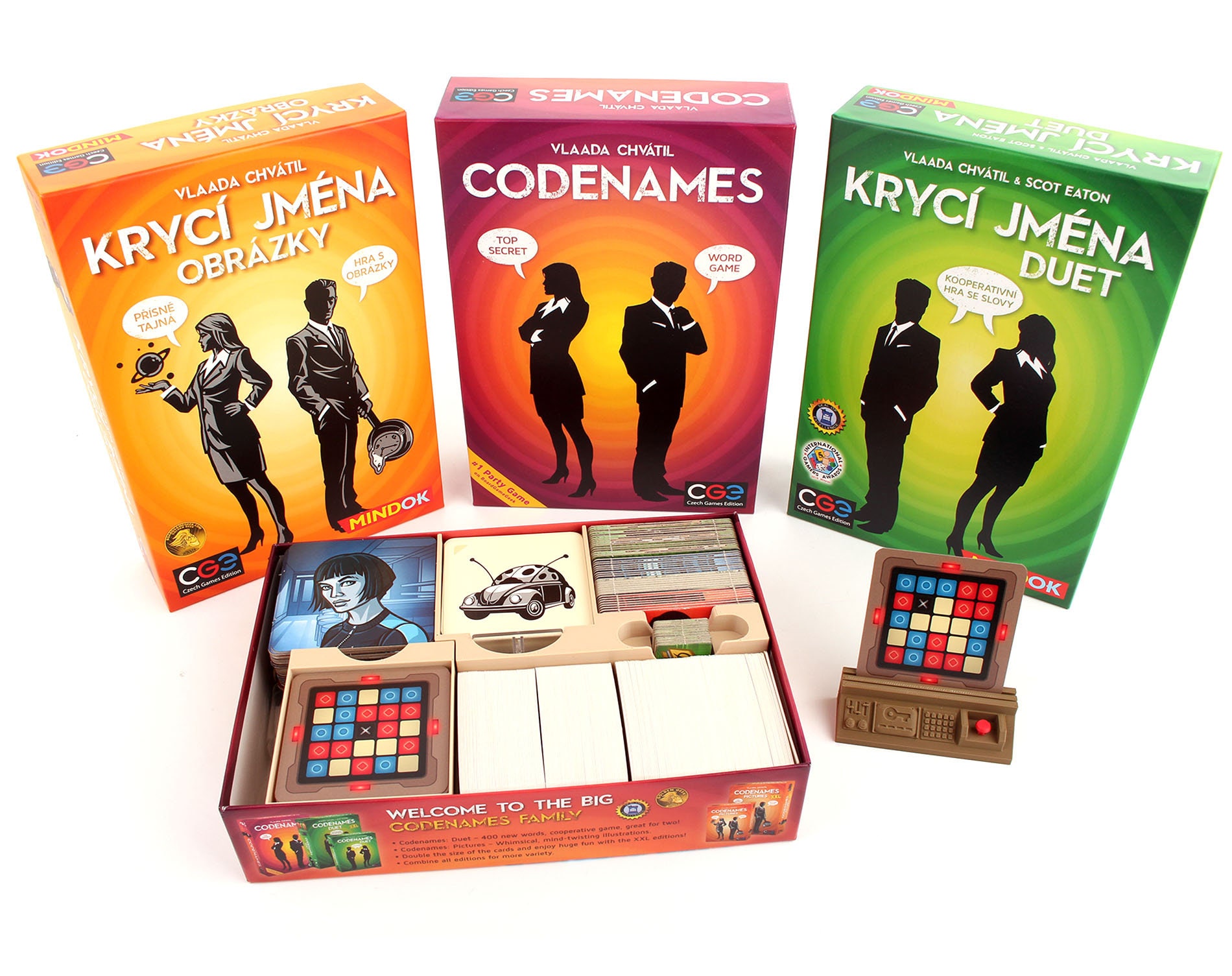 Codenames 3 in 1 Organizer / Insert LICENCED Upgrade codenames