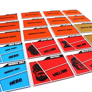 Horizontale Trennwände für Marvel Champs: The Card Game - AGENTS OF SHIELD Set
