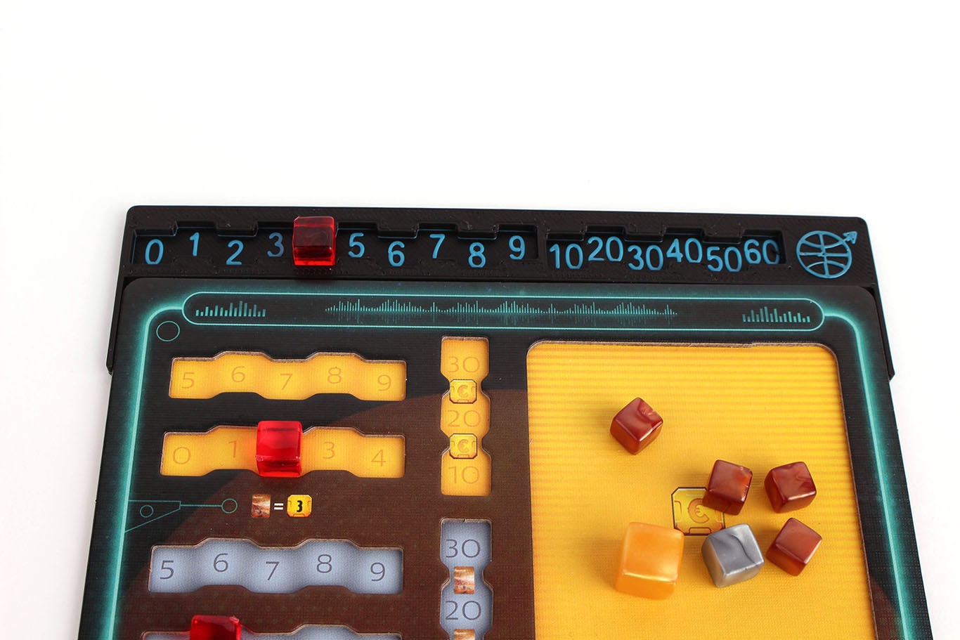 Terraforming Mars: Ares expedition player terraforming rating counters