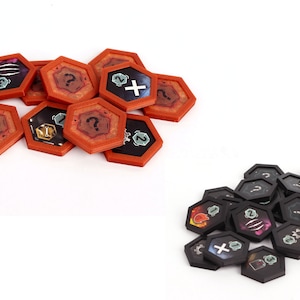 Nemesis Lockdown - Schilde für Exploration Token (unterirdisch und an der Oberfläche)