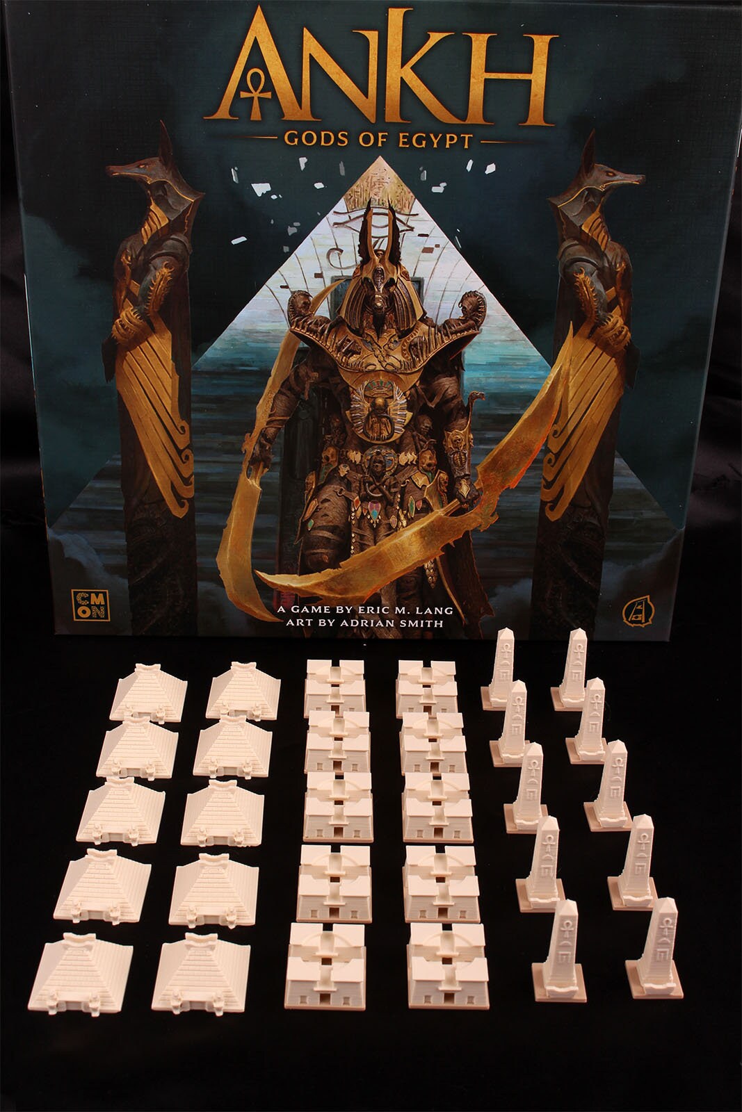 Jetons Scarabées / Pharaon / Ankh Pour Kemet Blood And Sand - édition Boîte Égypte