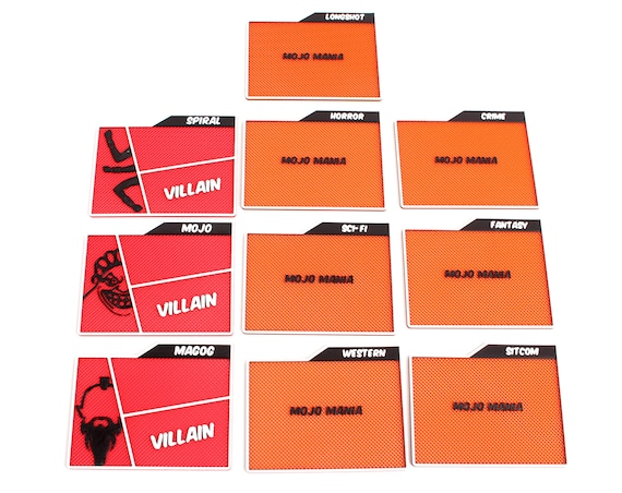 Horizontal Dividers for Marvel Champions: the Card Game - COMPLETE