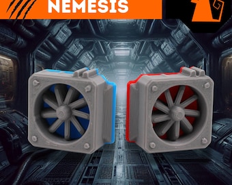 Nemesis technical corridor entrance miniatures (15pcs)